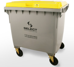 clinical waste 1100 litre container