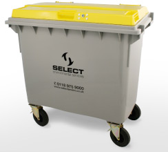 clinical waste 660 litre container