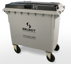 general waste 660 litre container