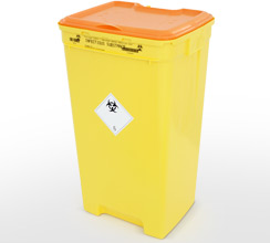 Infectious clinical waste container