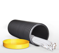 fluorescent tube recycling container