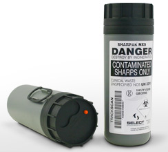 NX5 Sharpak sharps container