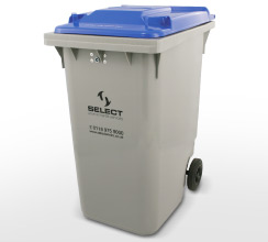 paper & cardboard recycling 360 litre container
